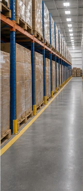 Export-ready warehouse