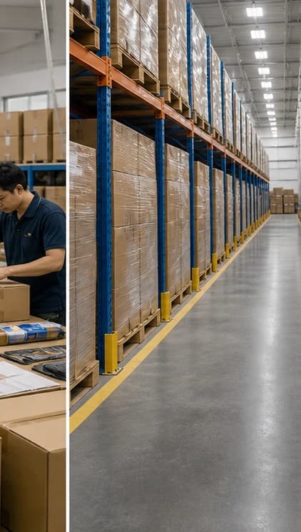 Finished goods warehouse